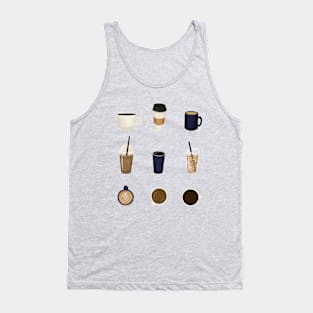 Coffee Cups Tank Top